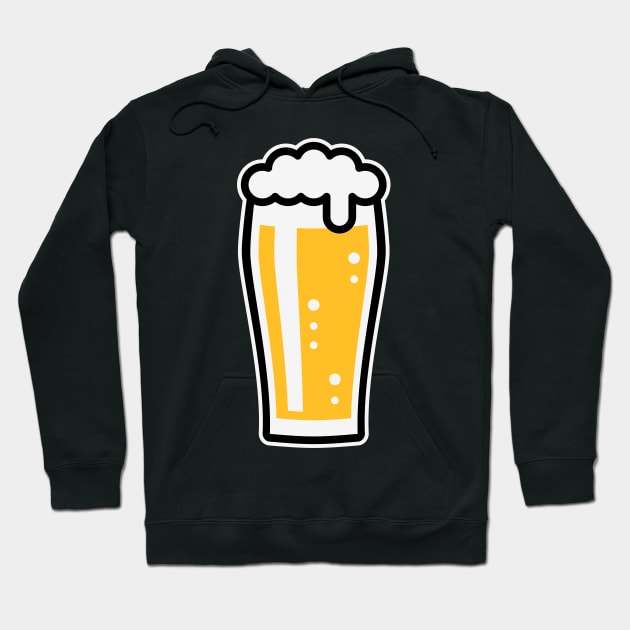 Beer Glass (Beer Drinker / Pale Ale / 3C) Hoodie by MrFaulbaum